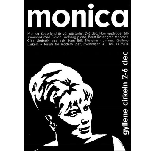 MONICA ZETTERLUND / モニカ・ゼタールンド / Poster 1962(50X70 cm) / ポスター 1962(50X70 cm)