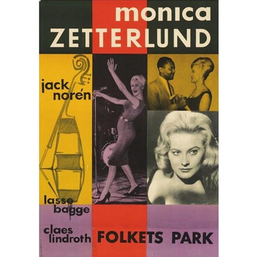 MONICA ZETTERLUND / モニカ・ゼタールンド / Poster Folkets Park(70X100 cm)  / ポスター・フォルケッツ・パーク(70X100 cm)