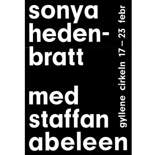 SONYA HEDEN BRATT / Poster(50X70 cm) / ポスター(50X70 cm)