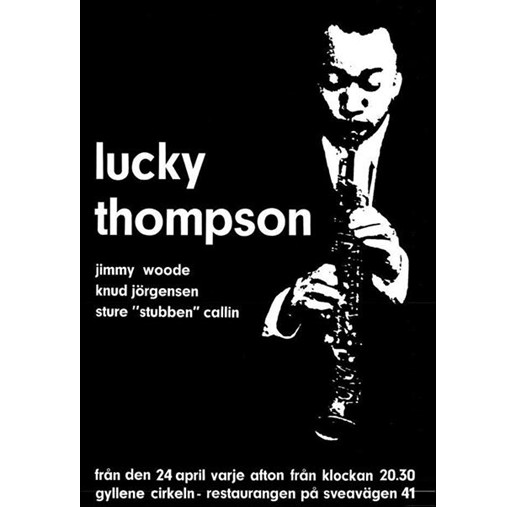 LUCKY THOMPSON / ラッキー・トンプソン / Poster(50X70 cm) / ポスター(50X70 cm)