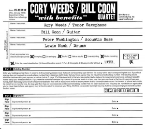 CORY WEEDS / コリー・ウィーズ / With Benefits