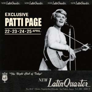 PATTI PAGE / パティ・ペイジ / Live At New Latin Quarter  / ライブ・アット・ニューラテンクォーター
