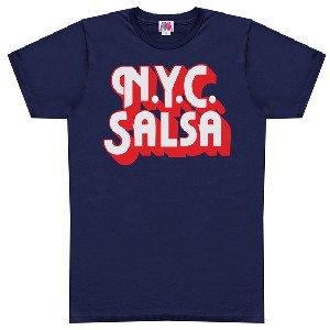 NYC SALSA / T-SHIRT NAVY (M SIZE)