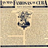 VARIOUS CUBA / LAS MAS FAMOSAS DE CUBA 2