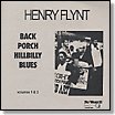 HENRY FLYNT / ヘンリー・フリント / BACK PORCH HILLBILLY BLUES VOLUME 1&2