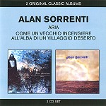 ALAN SORRENTI / アラン・ソレンティ / 2 ORIGINAL CLASSIC ALBUMS: ARIA/COME UN VECCHIO INCENSIERE ALL'ALBA DI UN VILLAGGIO DESERTO - DIGITAL REMASTER