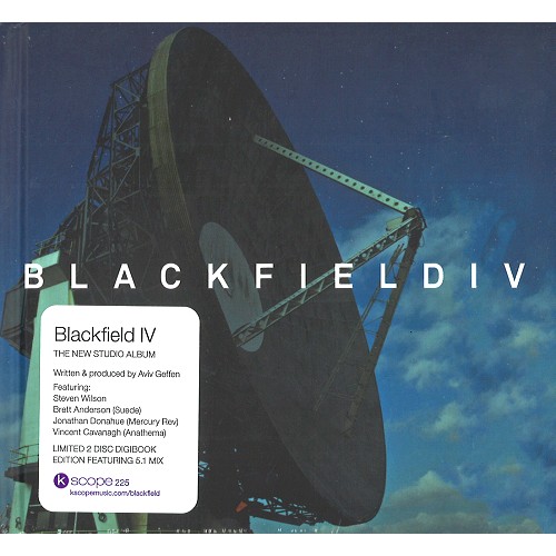 BLACKFIELD / ブラックフィールド / BLACKFIELD IV: LIMITED 2 DISC DIGIBOOK EDITION