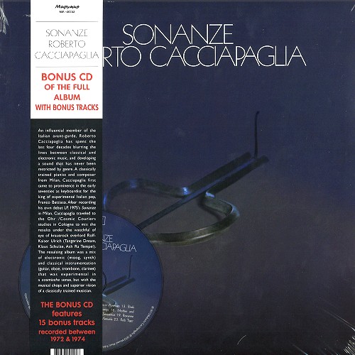 ROBERTO CACCIAPAGLIA / ロベルト・カッチャパーリア / SONANZE: BONUS CD OF THE FULL ALBUM WITH BONUS - 180g LIMITED VINYL