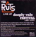RUTS / ラッツ / LIVE AT DEEPLY VALE
