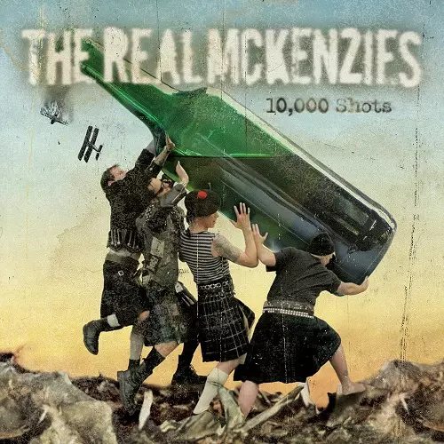 REAL McKENZIES / 10000 SHOTS (LP)