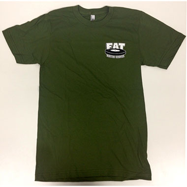 FAT WRECK CHORDS OFFICIAL GOODS / ロゴTシャツ (モスグリーン) (Lサイズ)