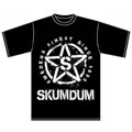 SKUMDUM / スカムダム / CIRCLE LOGO T-SHIRTS (Lサイズ・黒)