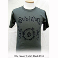 SEDITION / セディション / SEDITION Tシャツ Bデザイン (CITY GREEN - Lサイズ)
