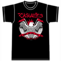 CASUALTIES / カジュアルティーズ / EAGLE Tシャツ 黒 Sサイズ