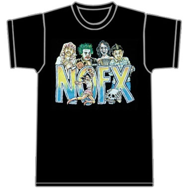 NOFX / LONGEST EP SKETCH Tシャツ (Lサイズ)