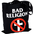 BAD RELIGION / バッド・レリジョン / CROSS BUSTER (BLACK) トートバッグ 