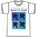 OPERATION IVY / BLUE AND GREEN RECTANGLES WITH OP IVY GUY (WHITE) Tシャツ (Mサイズ)