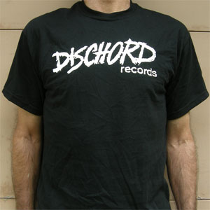 DISCHORD OFFICIAL GOODS / Old Dischord Logo Tシャツ BLACK / WHITE (Sサイズ)