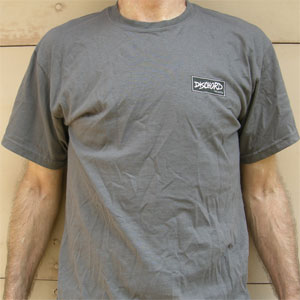 DISCHORD OFFICIAL GOODS / DISCHORD BOX LOGO Tシャツ CHARCOAL (Sサイズ)