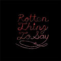 BURNING LOVE / バーニング・ラヴ / ROTTEN THING TO SAY  (国内盤)
