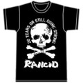 RANCID / ランシド / 20 YEARS STRONG  D SKULL (BLACK) Tシャツ (Sサイズ)