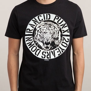 RANCID / ランシド / 20 YEARS DOWN TIGER (BLACK) Tシャツ (Sサイズ)