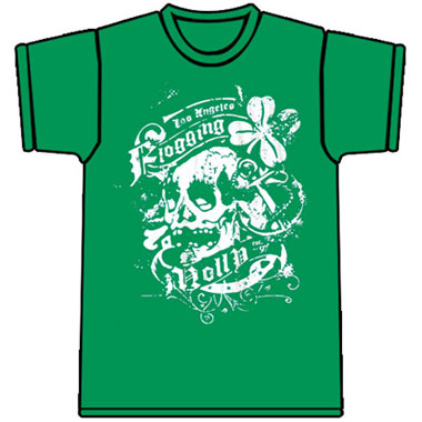 FLOGGING MOLLY / フロッギング・モリー / Vintage Irish Tシャツ Green (Mサイズ) 