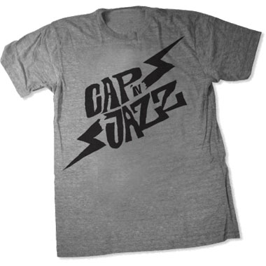 CAP'N JAZZ / キャップンジャズ / Bolt Heather Gray Tシャツ (Lサイズ)