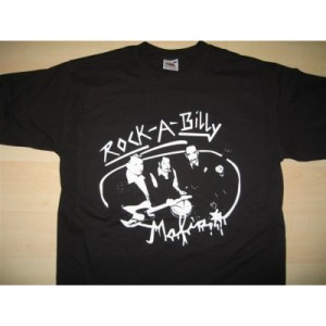 ROCKABILLY MAFIA / ロカビリー・マフィア / ROCKABILLY MAFIA BLACK Tシャツ (Mサイズ)