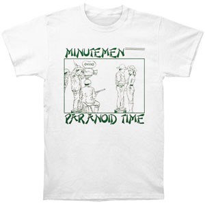 MINUTEMEN / ミニットメン / PARANOID TIME WHITE Tシャツ (Mサイズ)