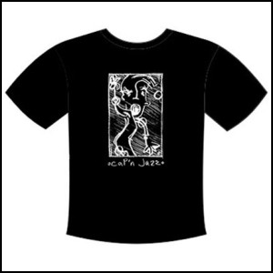 CAP'N JAZZ / キャップンジャズ / PICASSO PERSON BLACK Tシャツ (Sサイズ)