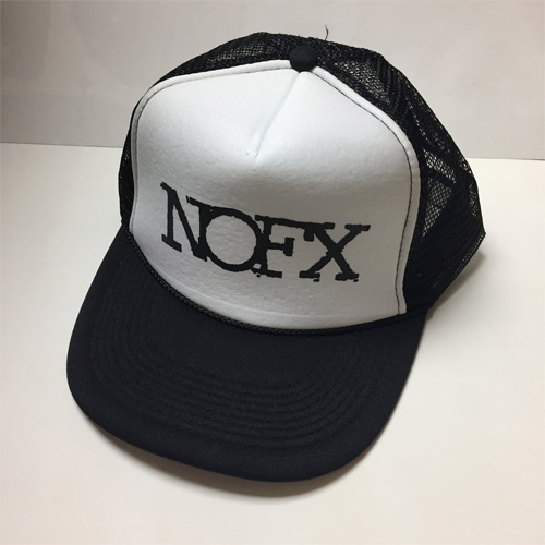 NOFX / NOFX ロゴ入りメッシュキャップ (ブラック)
