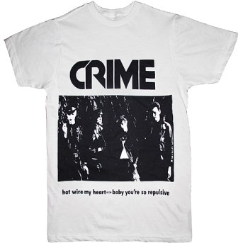 CRIME / クライム / Hot Wire My Heart Tシャツ (Mサイズ)