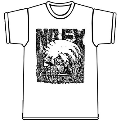 NOFX / Mystic Skull Tシャツ WHITE (Lサイズ)