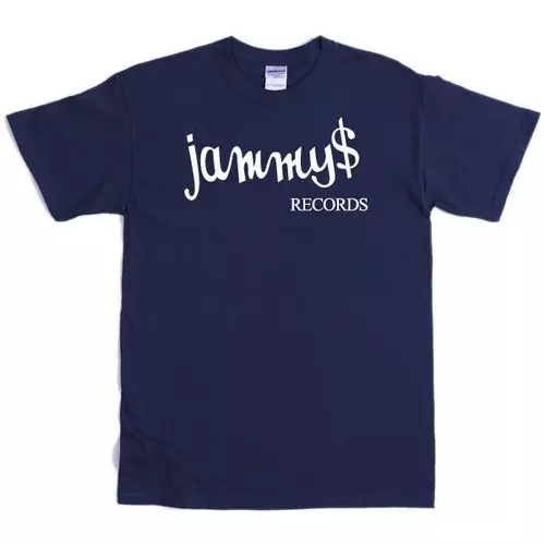 レゲエ　JAMMYS RECORDS 8枚 JAMMYS RECORDS LOGO T-SHIRTS NAVY (M)/REGGAE T-SHIRTS｜REGGAE