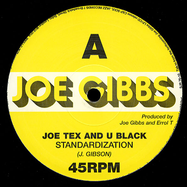 JOE GIBBS / ジョー・ギブス / JOE TEX AND U BLACK
