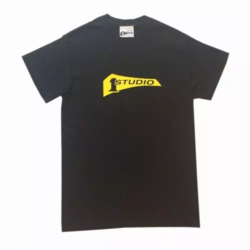 STUDIO ONE RECORDS OFFICIAL T-SHIRT (BLACK/YELLOW) SIZE M/STUDIO