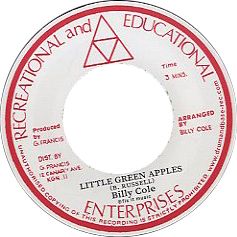 BILLY COLE / LITTLE GREEN APPLES / MYSTIC MOOD