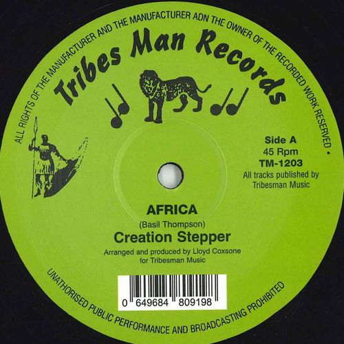 CREATION STEPPERS / クリエイション・ステッパーズ / AFRICA