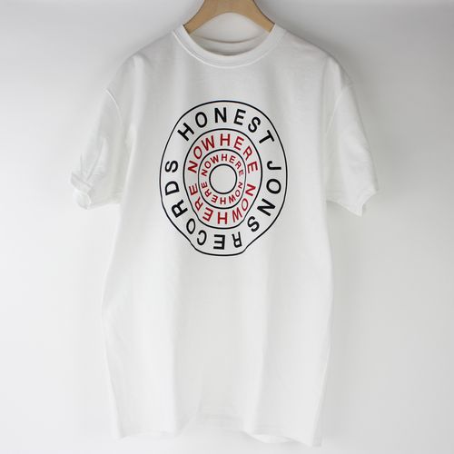NOWHERE : RED & BLACK ON WHITE L/HONEST JONS RECORDS T-SHIRTS/英国 ...