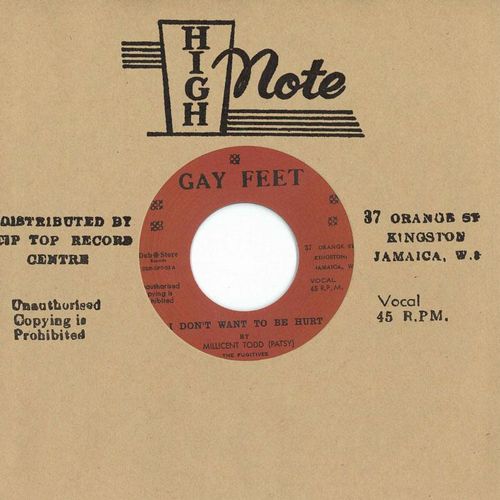 PATSY MILLICENT TODD / I DON'T WANT TO BE HURT