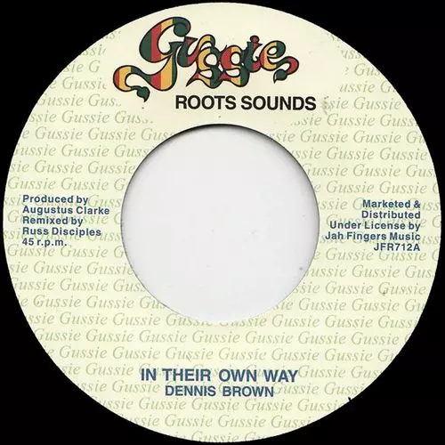 IN THEIR OWN WAY/DENNIS BROWN/デニス・ブラウン｜REGGAE