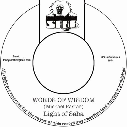 LIGHT OF SABA / ライト・オブ・サバ / WORDS OF WISDOM