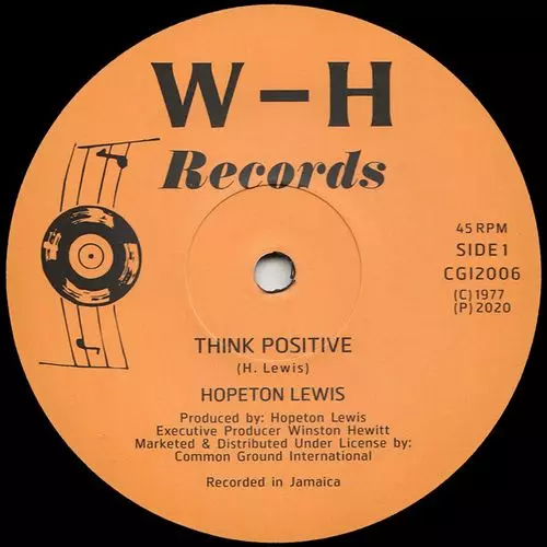 HOPETON LEWIS / THINK POSITIVE 