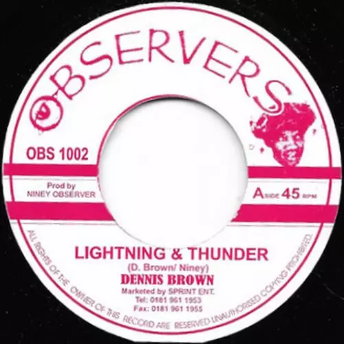 DENNIS BROWN / デニス・ブラウン / LIGHTNING & THUNDER