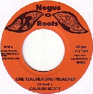 CALMAN SCOTT / カルマン・スコット / ONE TEACHER ONE PREACHER
