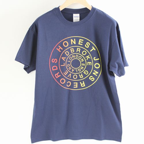 HONEST JONS RECORDS T-SHIRTS / MULTI-COLOURED ON NAVY S