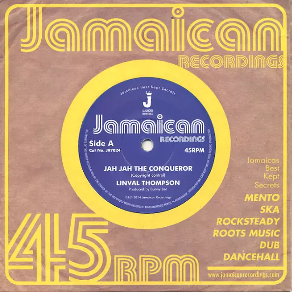 LINVAL THOMPSON / リンバル・トンプソン / JAH JAH THE CONQUEROR