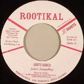 ROOTS RADICS / ルーツ・ラディックス / JOKER SOUNDBOY (7")