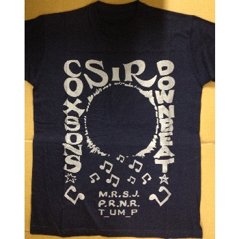 BLOOD SWEAT & TEES / DOWNBEAT THE RULER T-SHIRTS (NAVY S) 